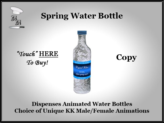 KK - Spring Water Bottle (dispensing)