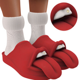 Tongue & Gold Star Tooth Slippers (add)