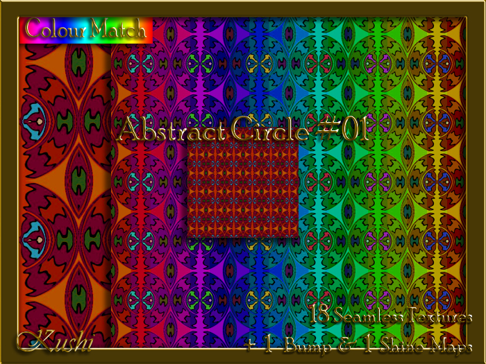 Abstract Circle #01 Texture Pack