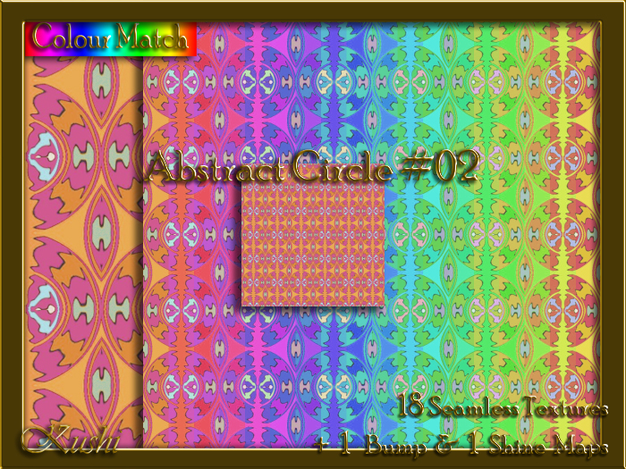 Abstract Circle #02 Texture Pack