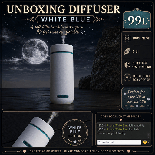 Unboxing Diffuser White Blue