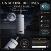Unboxing Diffuser White Blue