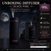 Unboxing Diffuser Black Pink