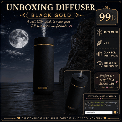 Unboxing Diffuser Black Gold