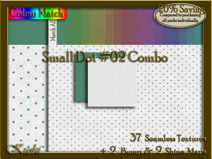 Small Dot #02 COMBO Texture Bundle