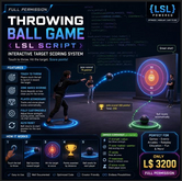 Full Permission LSL Throwing Ball Game Script – Interactive Target Scoring System with Scoreboard, Custom Zones