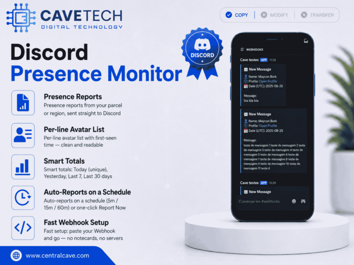CaveTech - Discord Presence Monitor