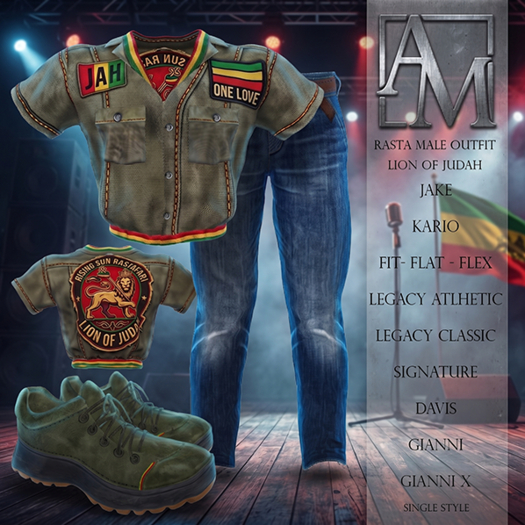 .: AlmaMiranda :. Rasta Male Outfit