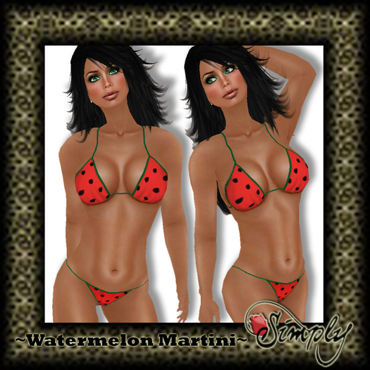 ~Simply~ Watermelon Martini Bikini