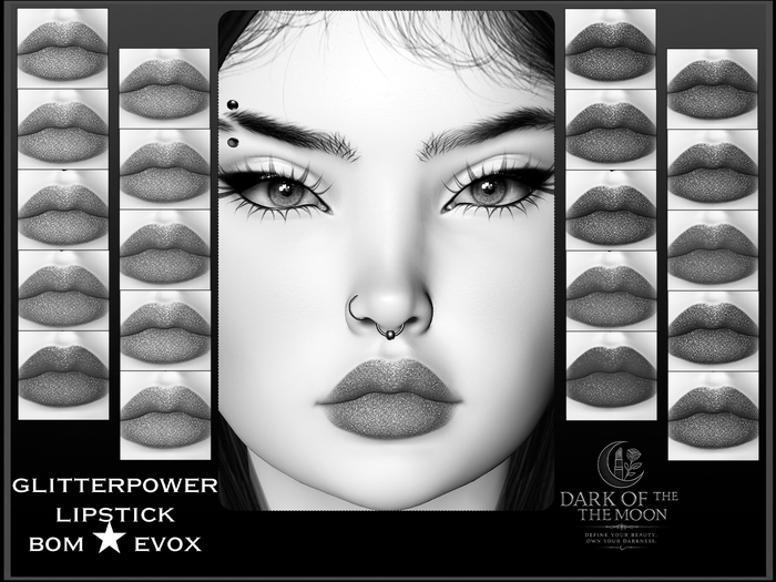 D&M  Lipstick BOM - Glitter Power Lips Evox Demo