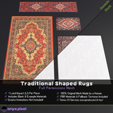 onyx.pixel - Full Permissions Mesh - Rugs - Traditional