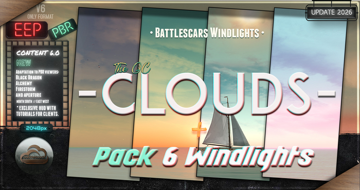 - BATTLESCARS WINDLIGHTS - CLOUDS - THE OC 6.0 (EEP / PBR)