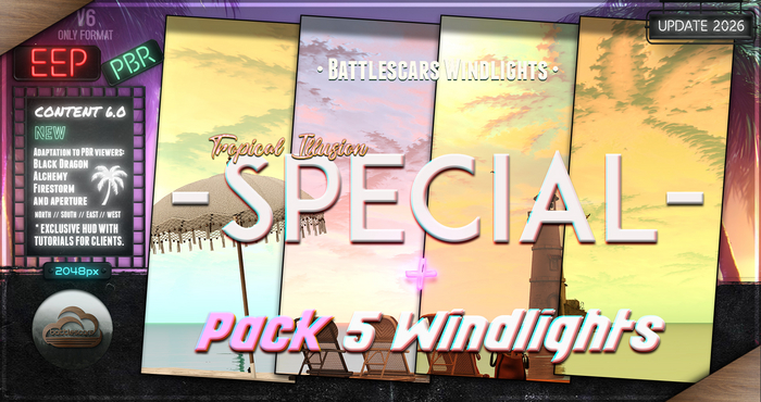 - BATTLESCARS WINDLIGHTS - SPECIAL - TROPICAL ILLUSION 6.0 (EEP / PBR)