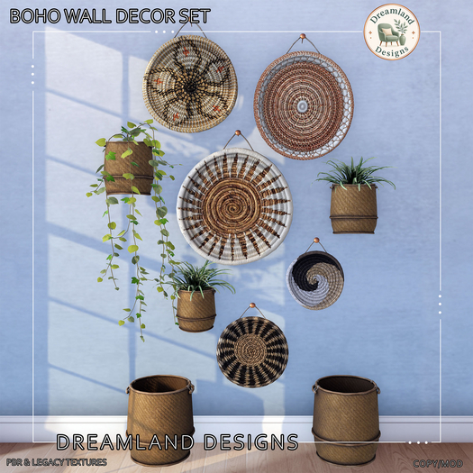 DD Boho Wall Decor Set