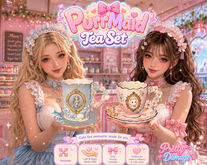 Purrmaid Sips Tea Set