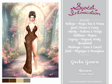::Sweet Intoxication:: Greta Gown - Brown