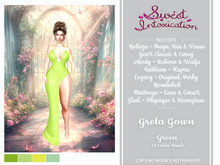 ::Sweet Intoxication:: Greta Gown - Green