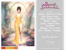 ::Sweet Intoxication:: Greta Gown - Orange
