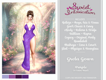 ::Sweet Intoxication:: Greta Gown - Purple