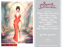 ::Sweet Intoxication:: Greta Gown - Red