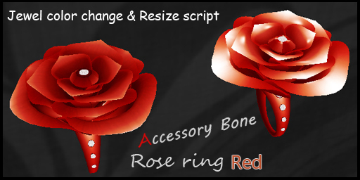 A:B ring Red Rose