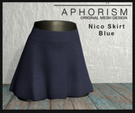 !APHORISM! - Nico Skirt Blue