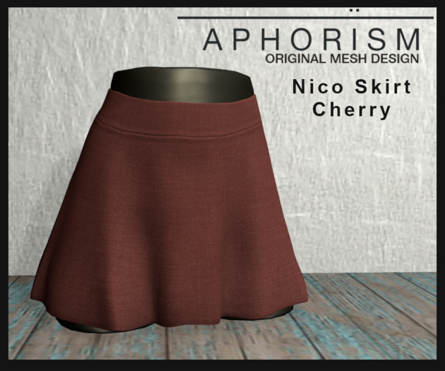 !APHORISM! - Nico Skirt Cherry