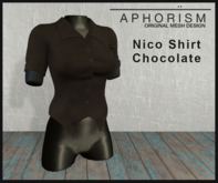 !APHORISM! - Nico Shirt Chocolate