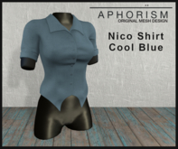 !APHORISM! - Nico Shirt Cool Blue