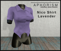 !APHORISM! - Nico Shirt Lavender