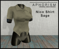 !APHORISM! - Nico Shirt Sage