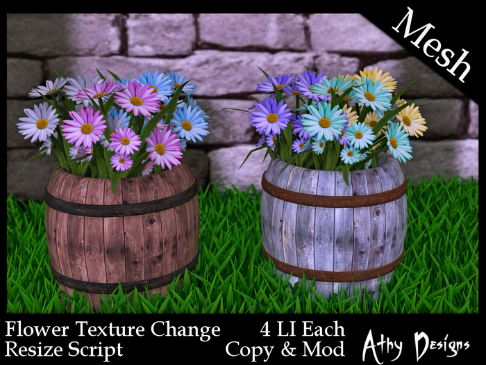 [Athy Designs] Daisy Barrels