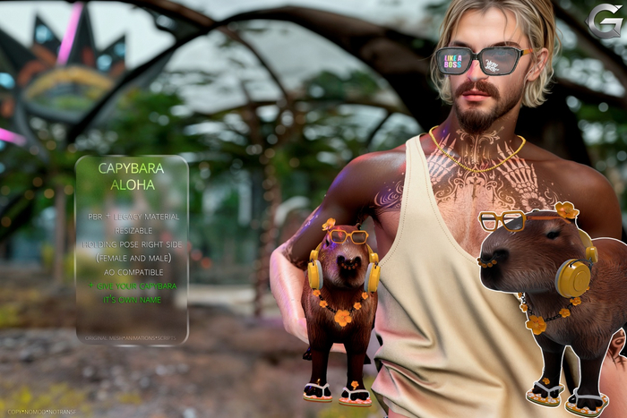 {geek} Capybara Aloha