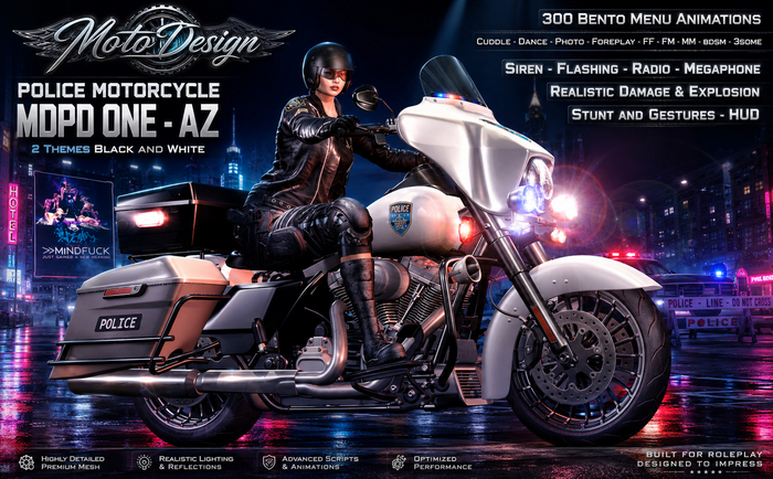 Motorcycle - MotoDesign - Police Motorcycle - MDPD ONE - AZ