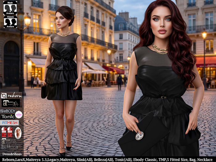 [NF] - Female Outfit - [Rafaella]Apple - UPDATE - Formal Dress