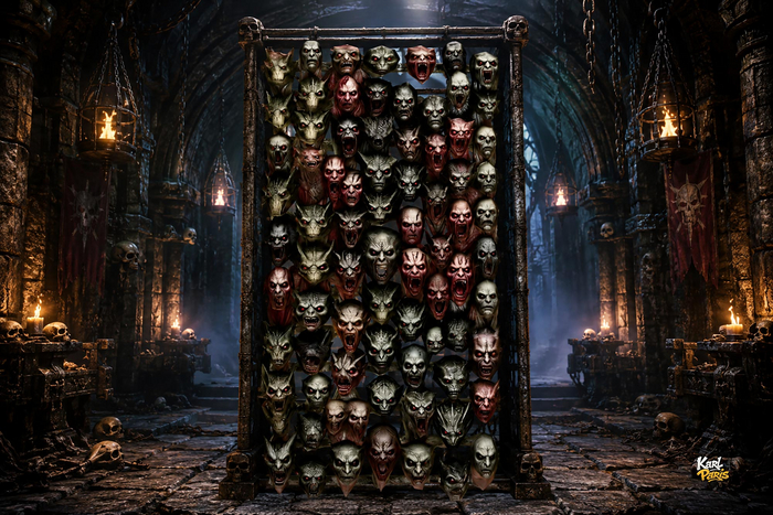 Nightmare Faces Collection – Horror Monster Wall Display