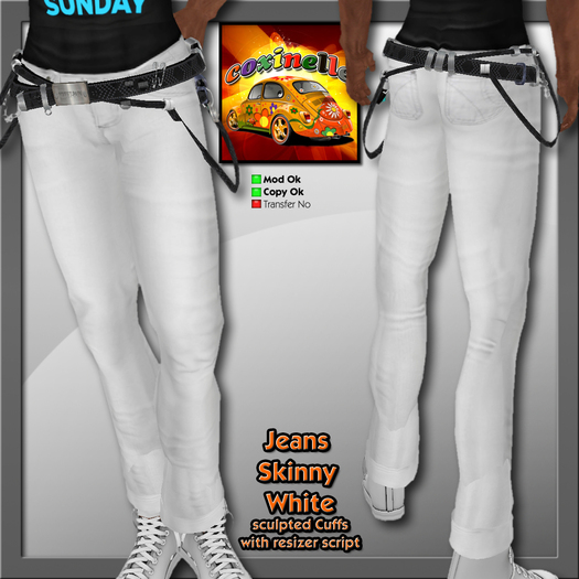 Coxi - Jeans white Male
