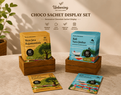 Unboxing Fine Choco Sachet Display West Java & Bali