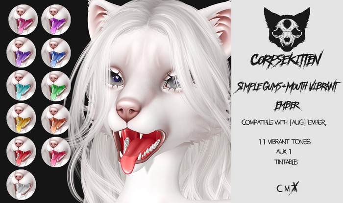 Corpsekitten - Simple Mouth & Gums - Ember - Vibrants (WEARME)