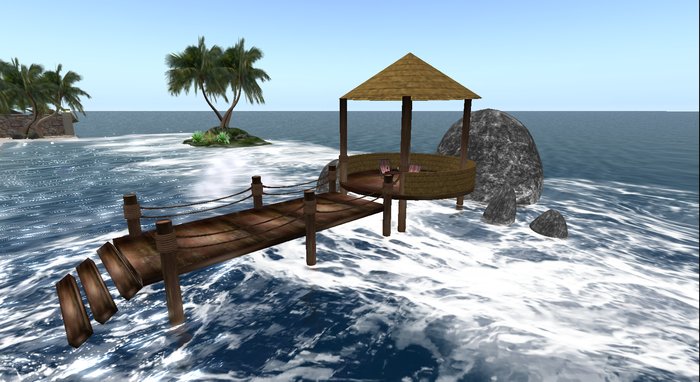 byGabe - On/Off Sim Tiki Hut and and Pier 