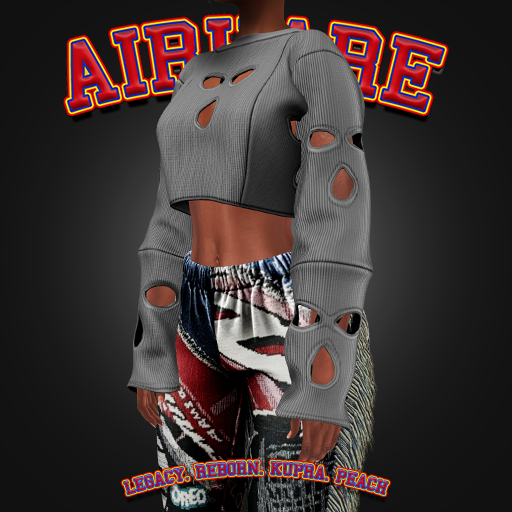 AxH - Reconstructed Grey Skimask Sweater