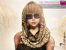 Full Perm Female Luxury Modern Trendy Exotic Leopard Print Headcover Headscarf for Maitreya LaraX Ebody Reborn Legacy