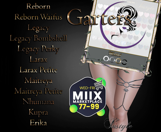 PROMOTION!!! InStyle GARTERS * Barbara*