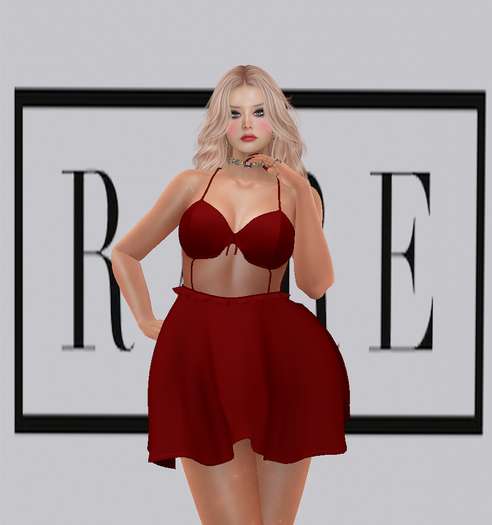 [RARE] - Kate Dress - Deep Red