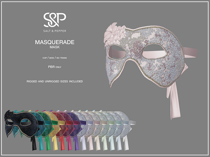 S&P Masquerade Mask