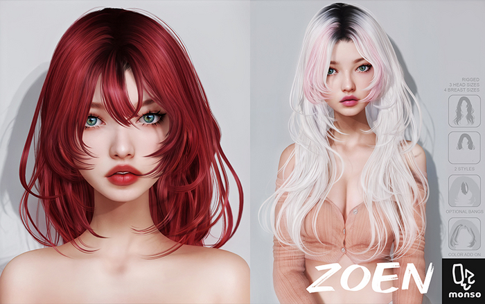 [monso] Zoen Hair (demo)