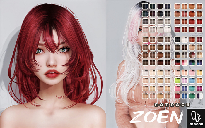[monso] Zoen Hair /Fatpack