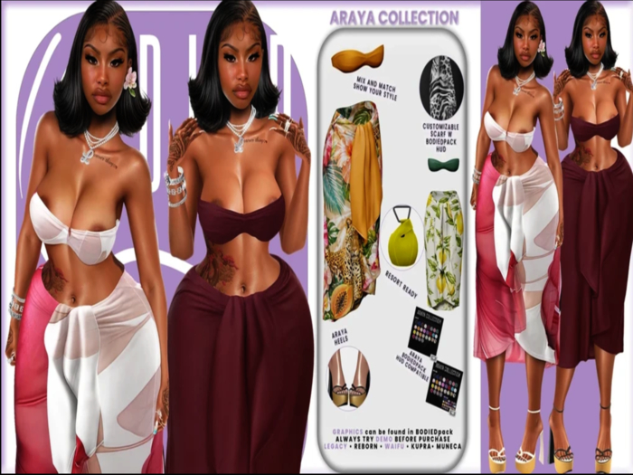 BODIED: Araya Collection - megaBODIEDpack