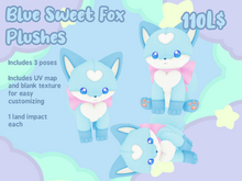 Liminality- Blue Sweet Fox Plushes