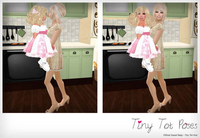 ** Tiny Tot Poses ** - 008 "Mommy & Toddler Portrait"